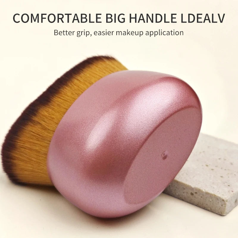 1pc Large-sized Foundation Brush with Soft Hair Body Makeup Brush Multi-functional Large Flat Brush Blush Brush