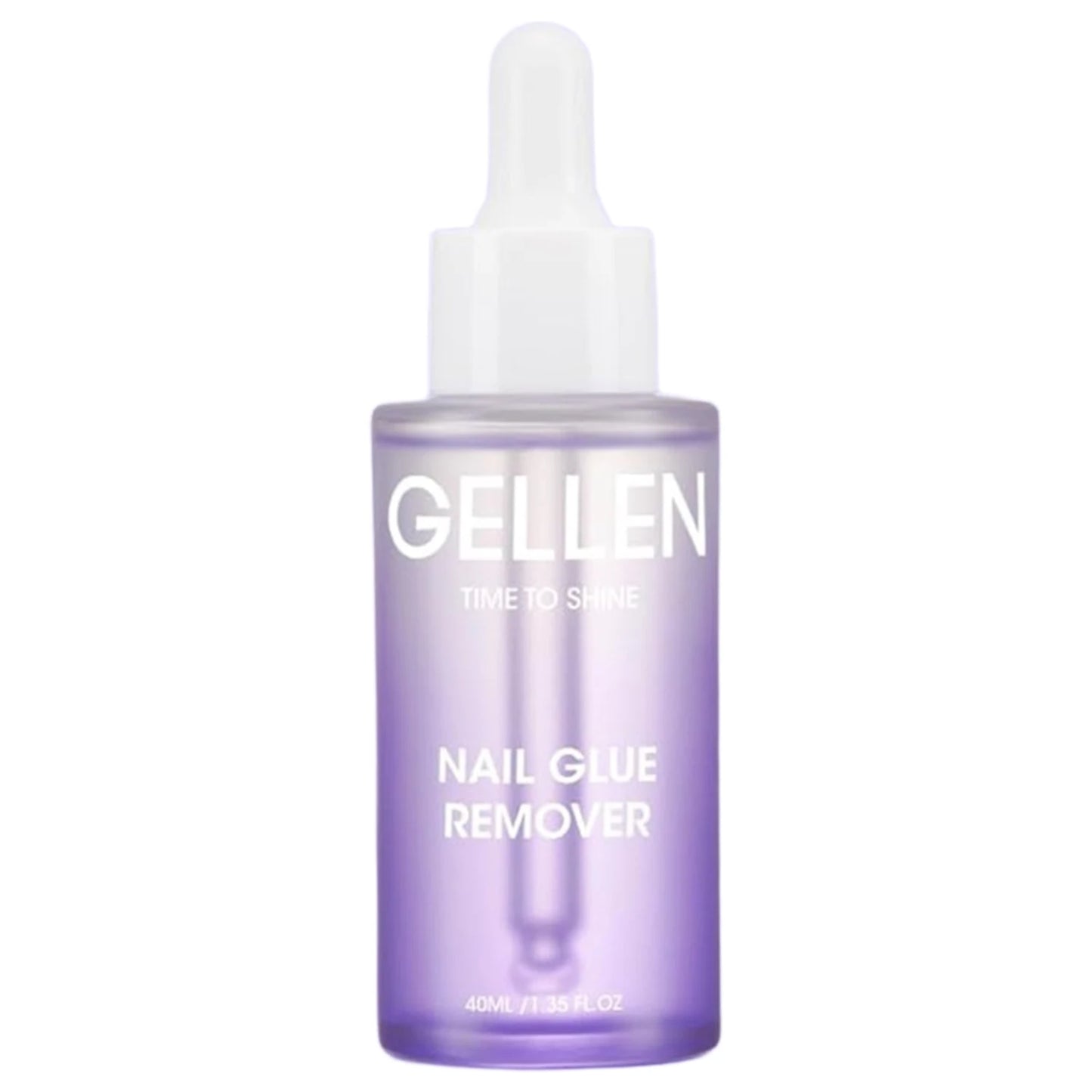 GELLEN 40ml Nail Glue Remover Gentle Formula for Press on Nails UV Gel Fake Tips Removal Non Acetone Odorless Nail Care Supplies