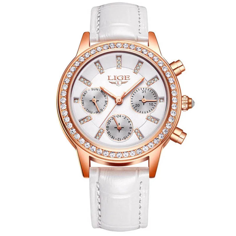LIGE Fashoin Mens Watches Top Brand Luxury Automatic Watch For Men Waterproof Stainless Steel Mechanical Wristwatch Reloj Hombre