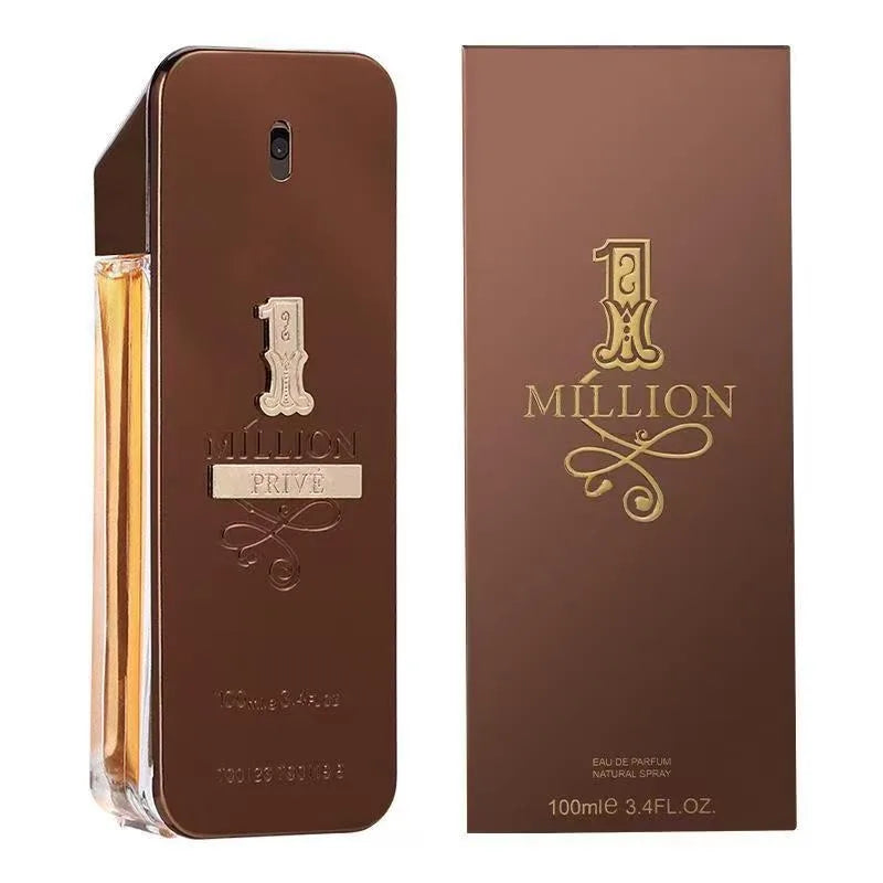 1 Million Lucky Prive Eau de Parfum Spray by Rabanne 100 ML Original Arab Perfumes Lasting Woody Spicy Pheromones Perfume 3.4 Oz