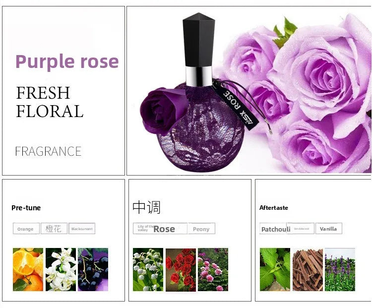New Brand Perfume Woman 100ML Long Lasting Light Fragrance Fresh Rose Atomizer Sexy Lady Parfum Female Fragrance Cologne