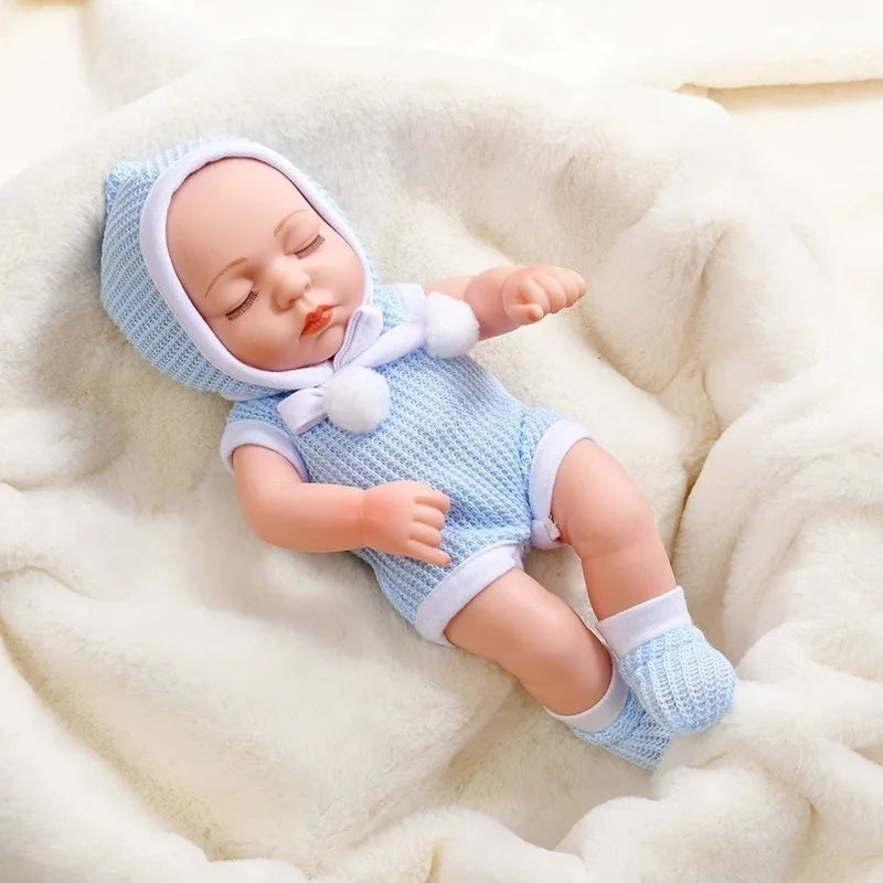 For 12 Inch Baby Reborn Dolls Outfits Clothes Baby Doll 30cm Dress T-Shirt Pants Clothing Winter Plush Pajama Set Accessories