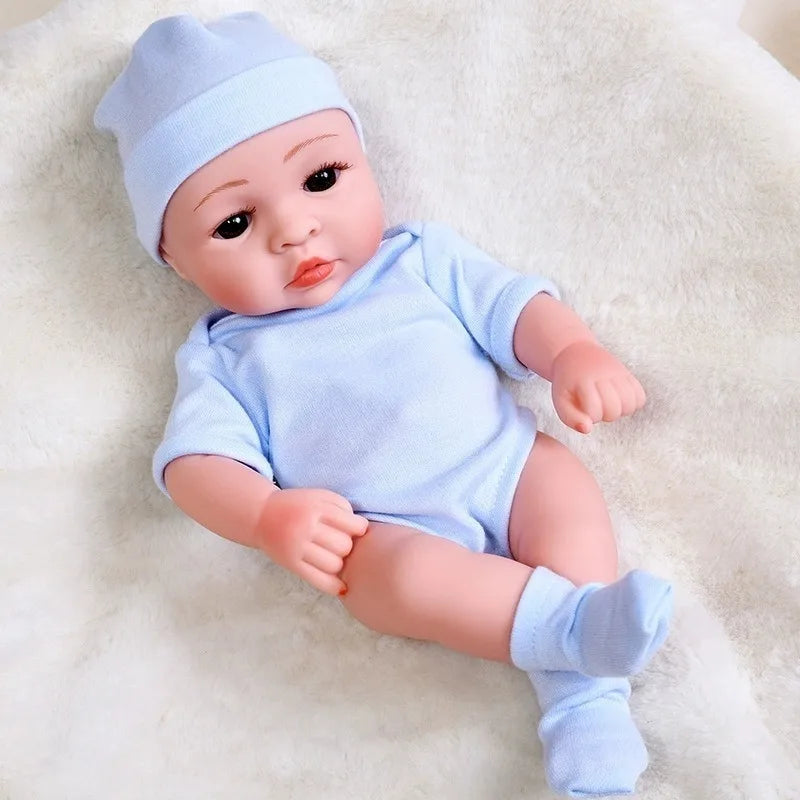 For 12 Inch Baby Reborn Dolls Outfits Clothes Baby Doll 30cm Dress T-Shirt Pants Clothing Winter Plush Pajama Set Accessories