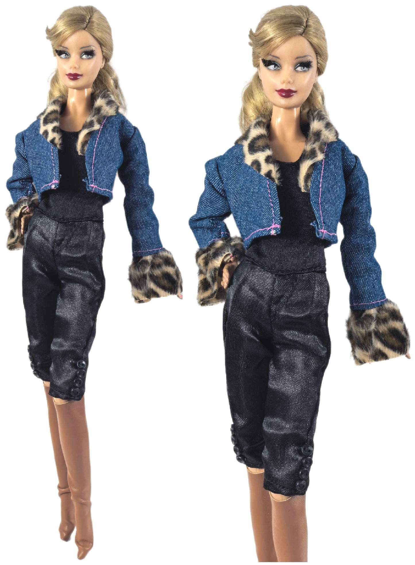 Handmade BABI CLOTHES Leather Clothing Outfit Overcoat for 11.5 inch 30cm Doll bjd clothes Many Style Gifts for doll accessories