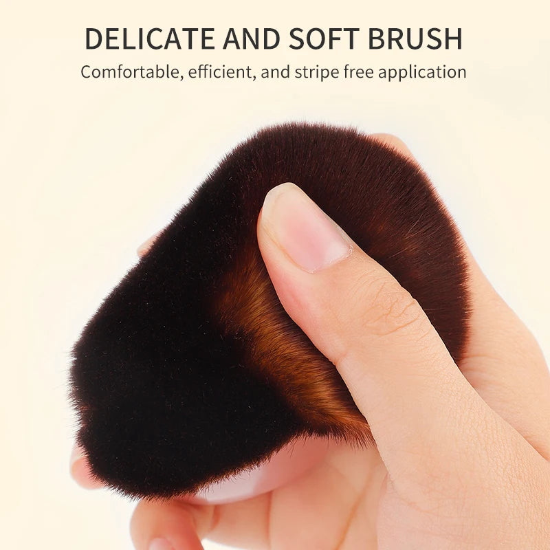 1pc Large-sized Foundation Brush with Soft Hair Body Makeup Brush Multi-functional Large Flat Brush Blush Brush