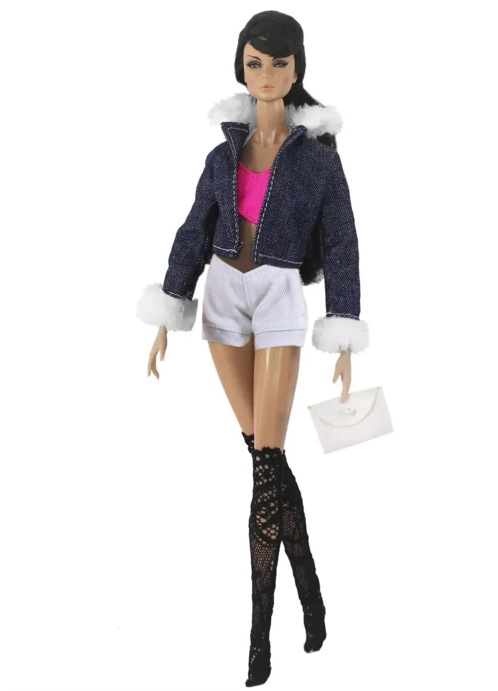 Handmade BABI CLOTHES Leather Clothing Outfit Overcoat for 11.5 inch 30cm Doll bjd clothes Many Style Gifts for doll accessories