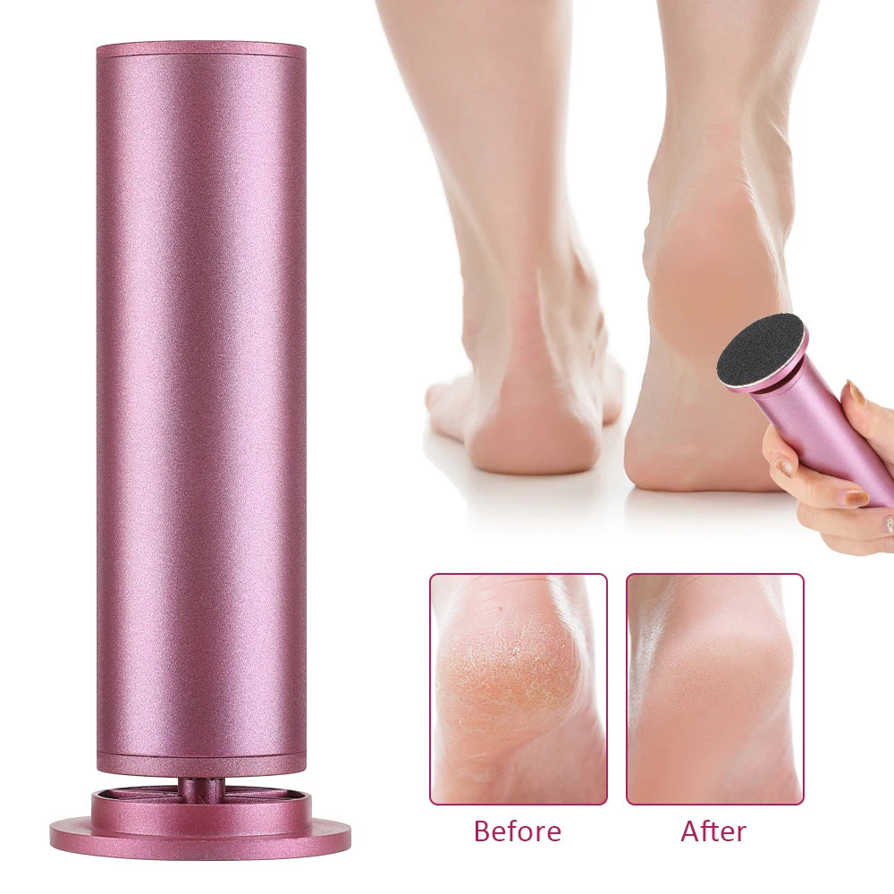 Electric Foot Callus Remover Foot Care File Heels Dead Skin Pedicure Tool Electronic Foot Grinder and Replacement Sandpaper