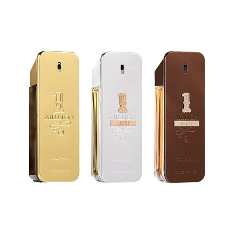 1 Million Lucky Prive Eau de Parfum Spray by Rabanne 100 ML Original Arab Perfumes Lasting Woody Spicy Pheromones Perfume 3.4 Oz