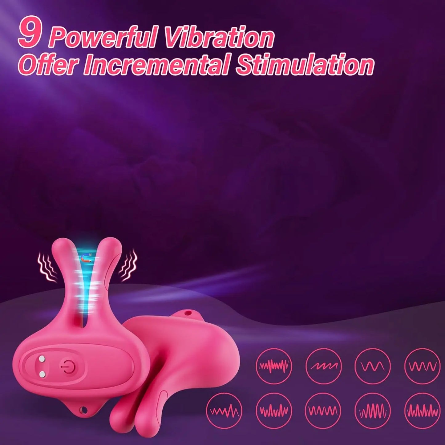 Wearable Nipple Clip Vibrator Tease Nipple Breast Stimulator Chest G-spot Massager Female Masturbator Adult Products