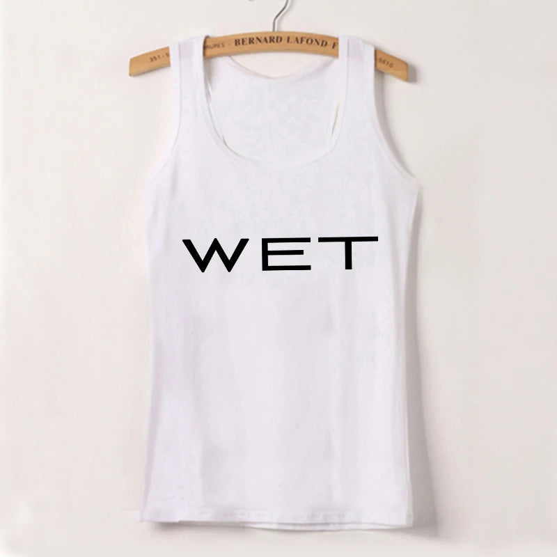 Y2k Aesthetics Harajuku Vintage Tank Top Letter Print Streetwear Sleeveless Baby Crop Top Sexy Elegant Club Clothing 2024 Summer