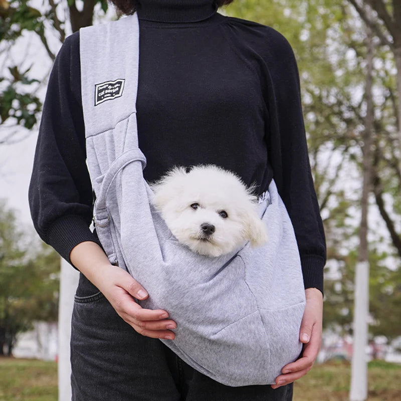 Pet Dog Carrier Crossbody Shoulder Bag Outdoor Travel Breathable Cat Bags Puppy Slings Carrier Bag Dog Carrying Supplies Bag