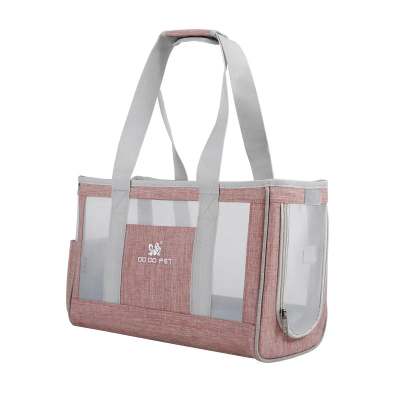 Cat Carrier Bag Transporter Portable Breathable Pet Dog Single Shoulder Bags Light Portable Dog Handbag Durable Travel Puppy Bag