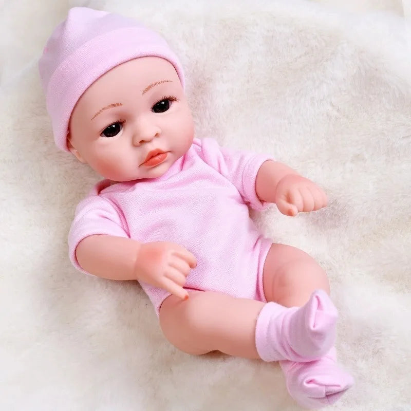 For 12 Inch Baby Reborn Dolls Outfits Clothes Baby Doll 30cm Dress T-Shirt Pants Clothing Winter Plush Pajama Set Accessories