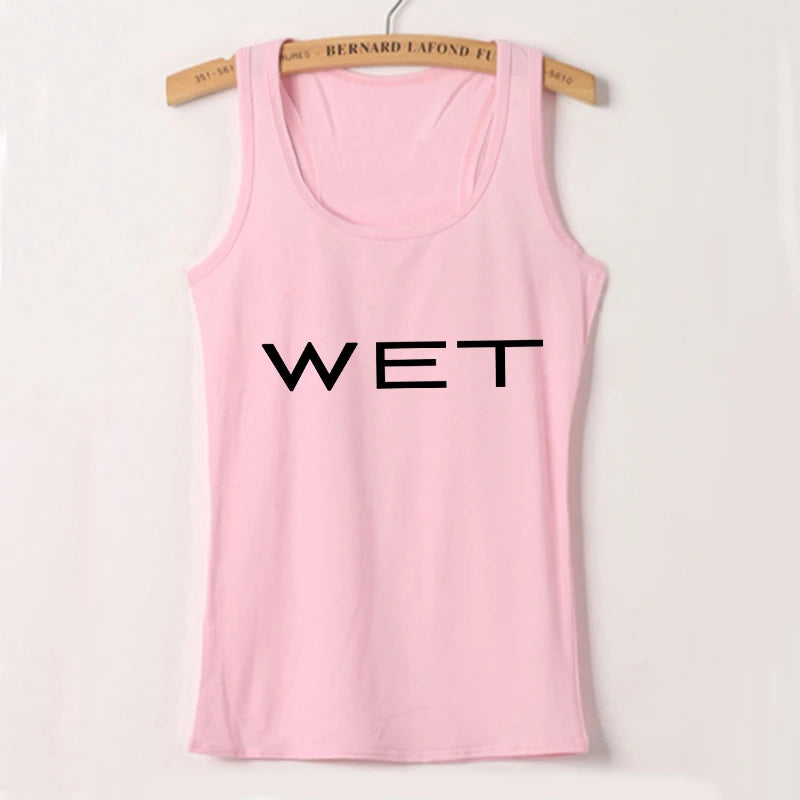 Y2k Aesthetics Harajuku Vintage Tank Top Letter Print Streetwear Sleeveless Baby Crop Top Sexy Elegant Club Clothing 2024 Summer