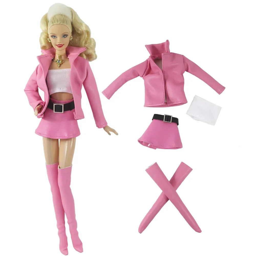 Handmade BABI CLOTHES Leather Clothing Outfit Overcoat for 11.5 inch 30cm Doll bjd clothes Many Style Gifts for doll accessories