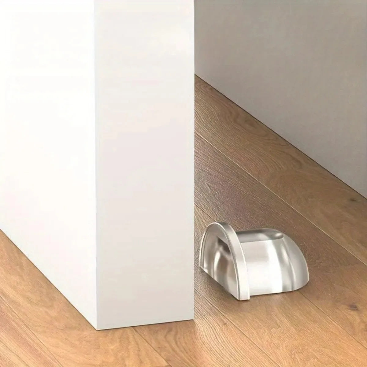 Transparent Self Adhesive No Drill Door Stopper for Wall Floor Furniture Protection Shower Home Office Doorstop Home Improvement