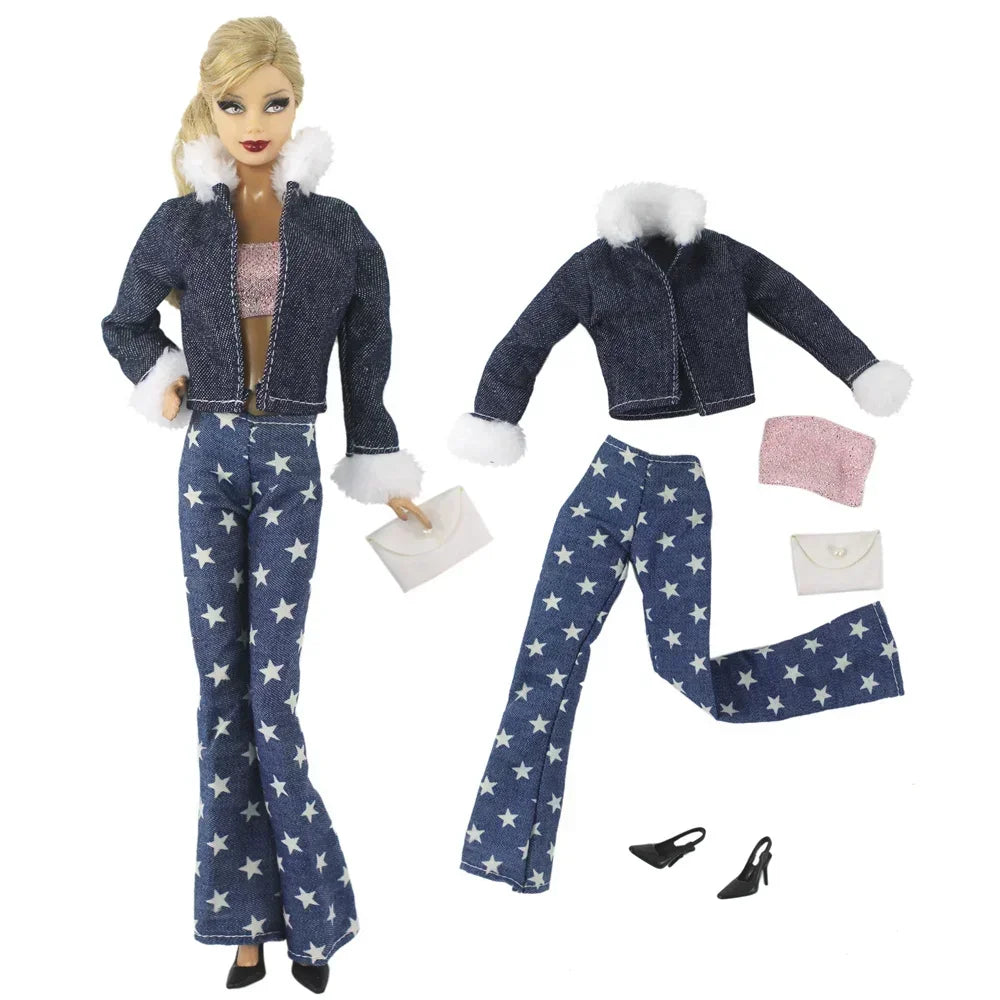Handmade BABI CLOTHES Leather Clothing Outfit Overcoat for 11.5 inch 30cm Doll bjd clothes Many Style Gifts for doll accessories
